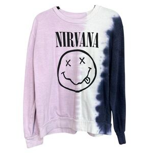 Nirvana Crewneck Sweatshirt Tie Dye Size small